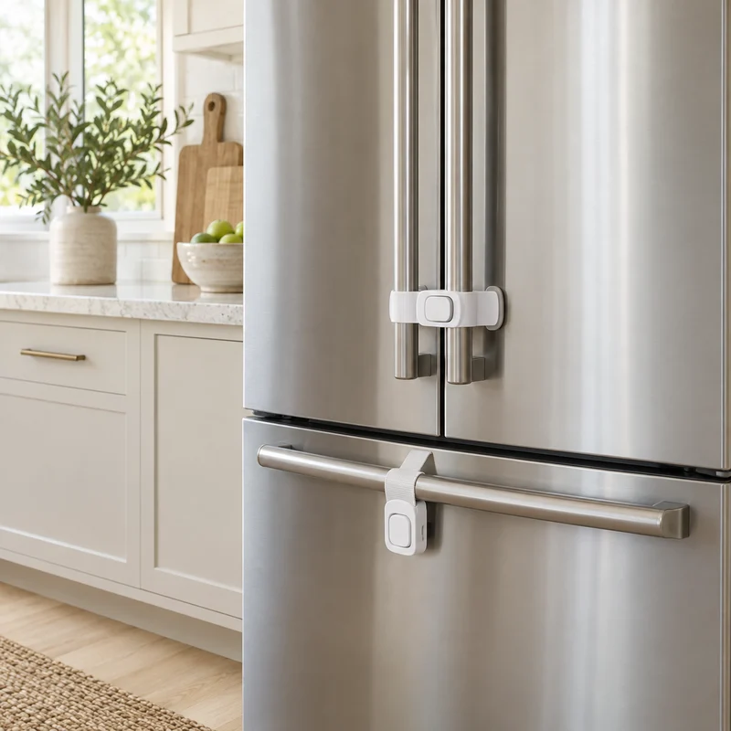 Illustrative Lux catalog scene: Install Appliance Child Locks