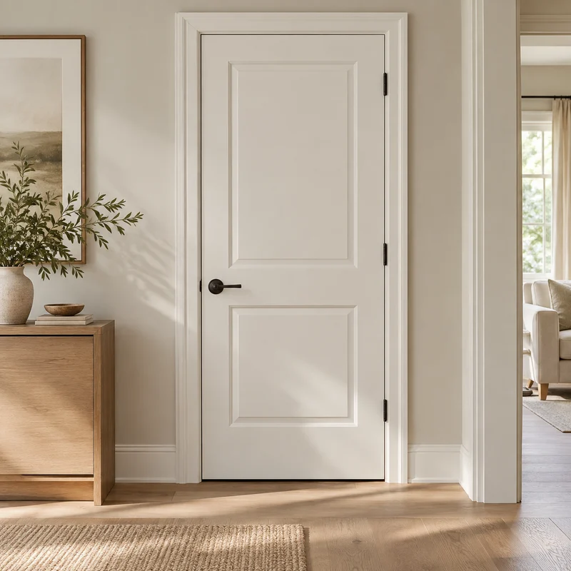 Illustrative Lux catalog scene: Replace Standard Interior Prehung Door