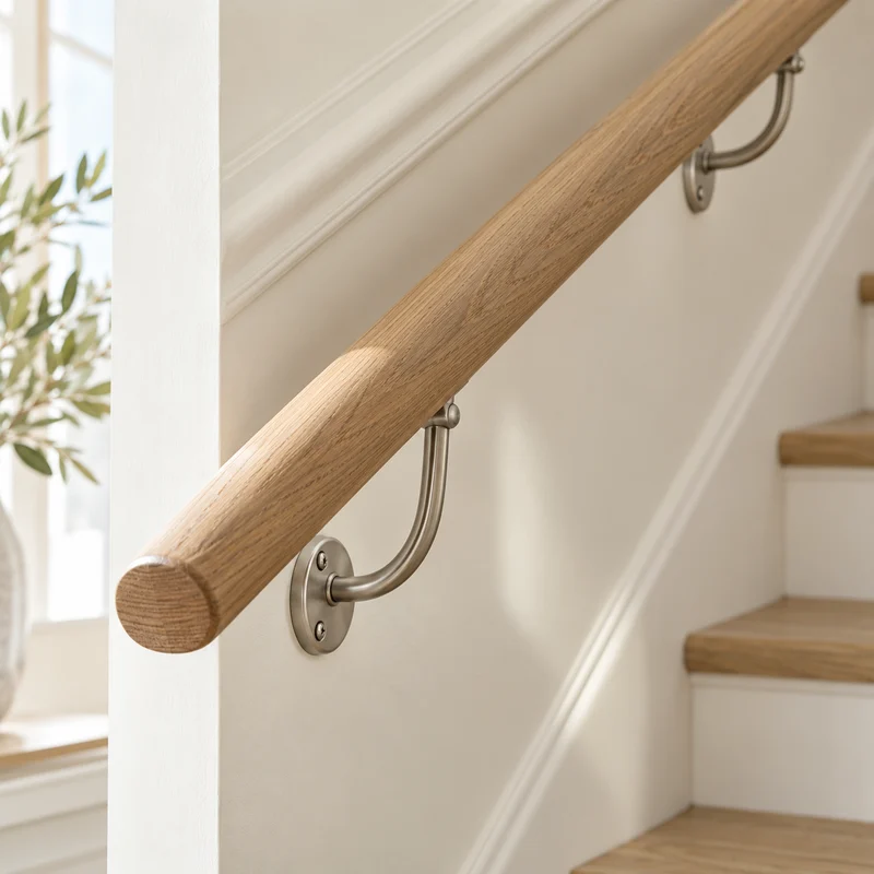 Illustrative Lux catalog scene: Re-Secure Handrail Brackets