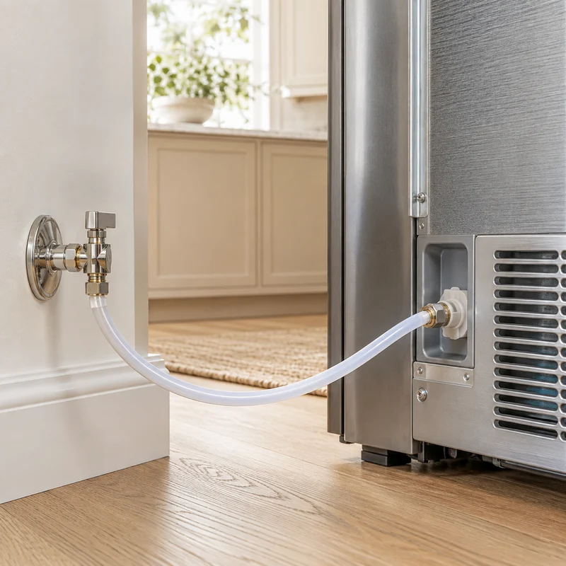 Illustrative Lux catalog scene: Connect Refrigerator Ice Maker