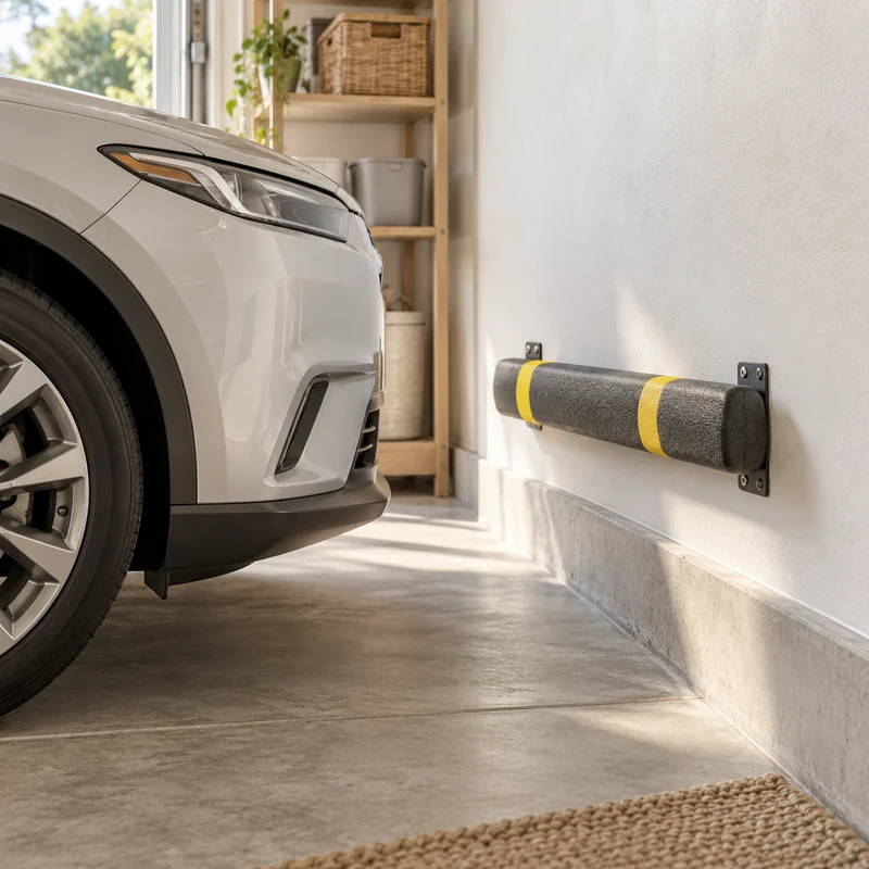 Illustrative Lux catalog scene: Install Garage Parking Guide
