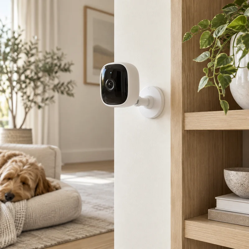 Illustrative Lux catalog scene: Mount Pet Camera
