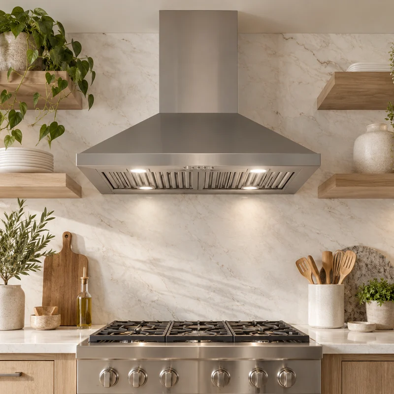 Illustrative Lux catalog scene: Replace Range Hood