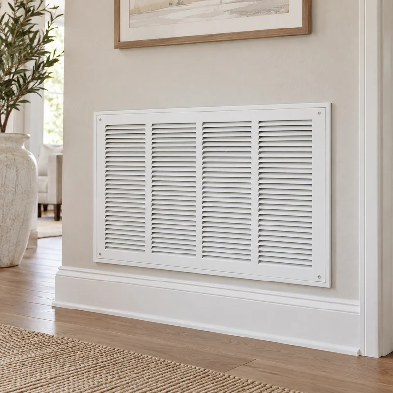 Illustrative Lux catalog scene: Replace Return-Air Grille