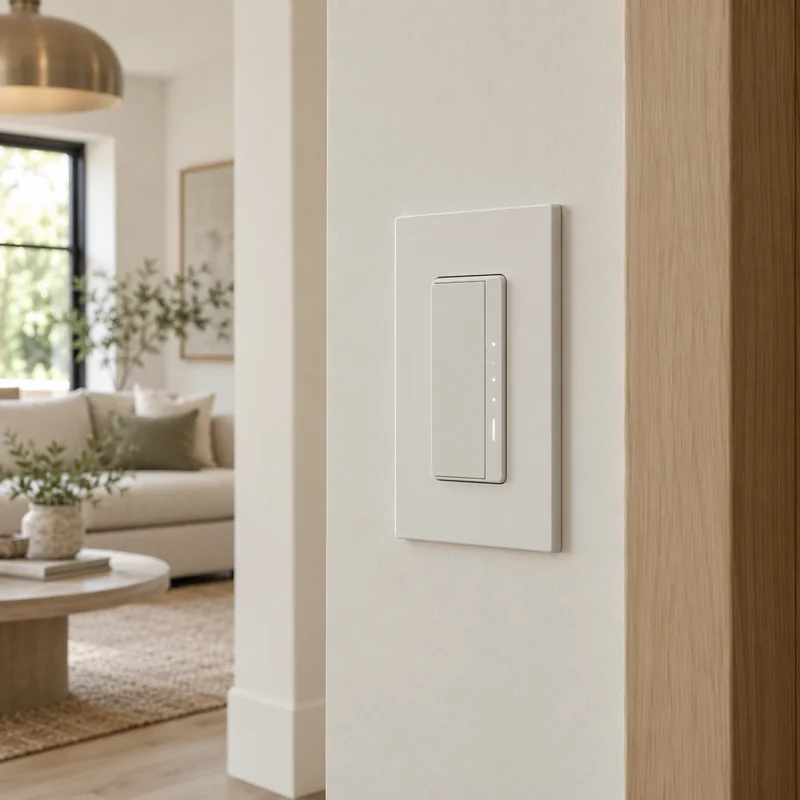 Illustrative Lux catalog scene: Install Smart Switch or Dimmer