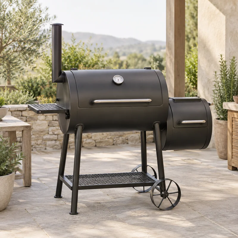 Illustrative Lux catalog scene: Assemble Smoker