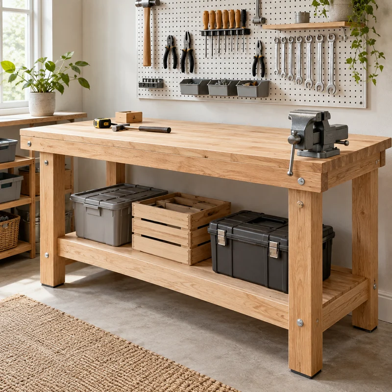 Illustrative Lux catalog scene: Assemble Workbench